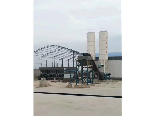 新疆800吨二次搅拌水稳拌合站厂家，700型双拌锅水稳机价格